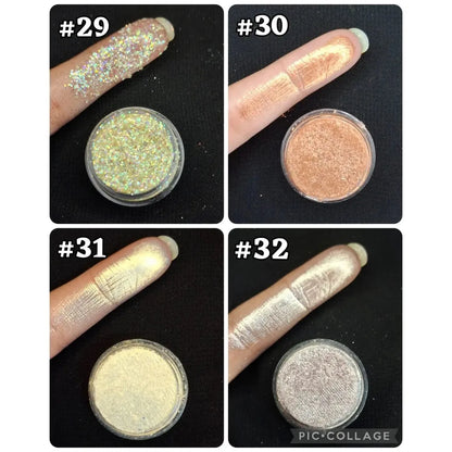 3D GLAM COLLECTION – 36 3D Pressed Shades,Glitters & Highlighters