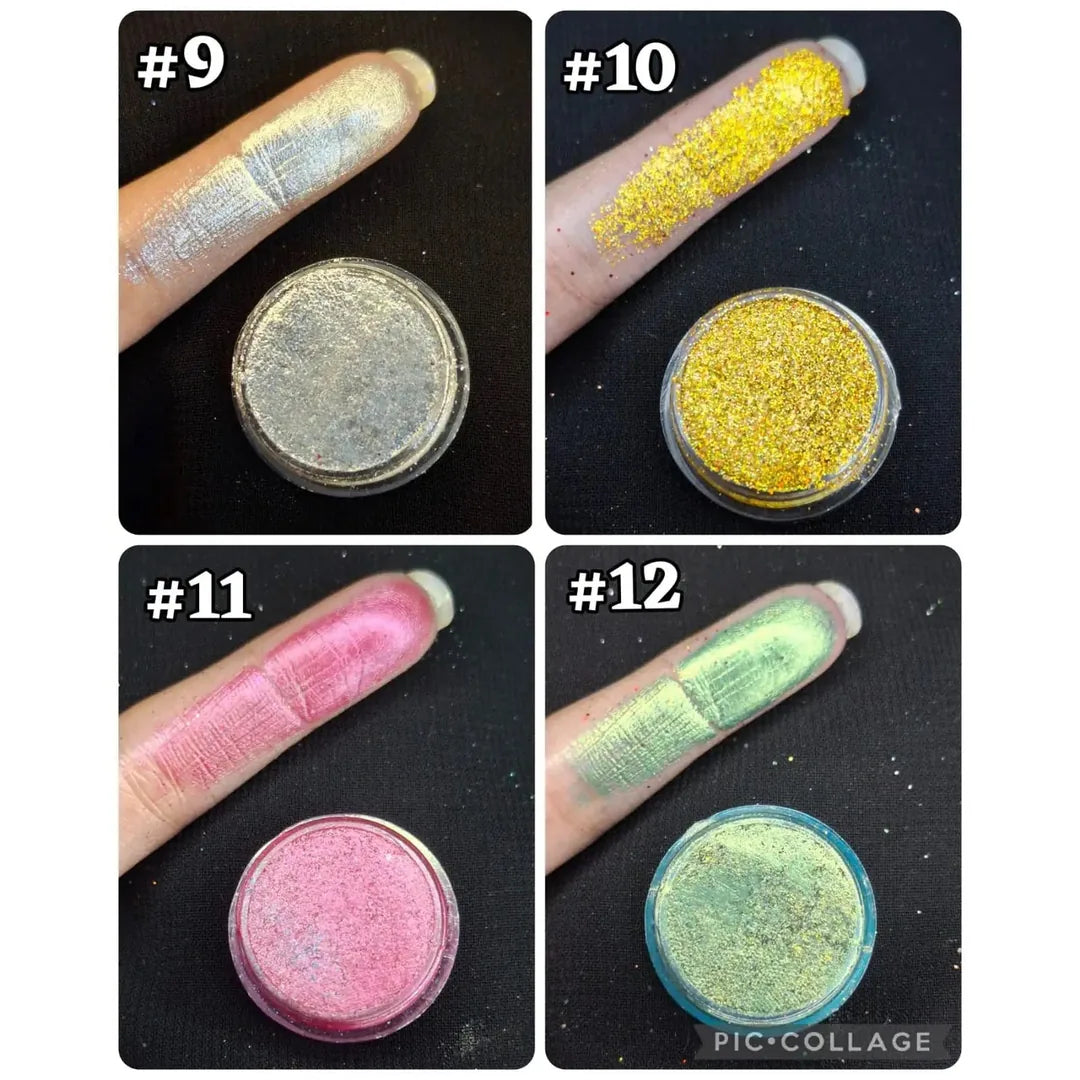 3D GLAM COLLECTION – 36 3D Pressed Shades,Glitters & Highlighters