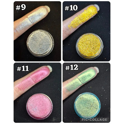 3D GLAM COLLECTION – 36 3D Pressed Shades,Glitters & Highlighters