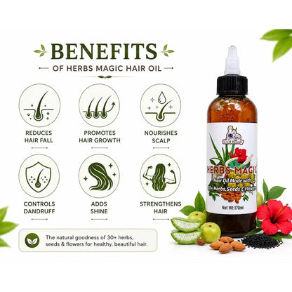 HERBS MAGIC Herbal Hair Oil - 170ml
