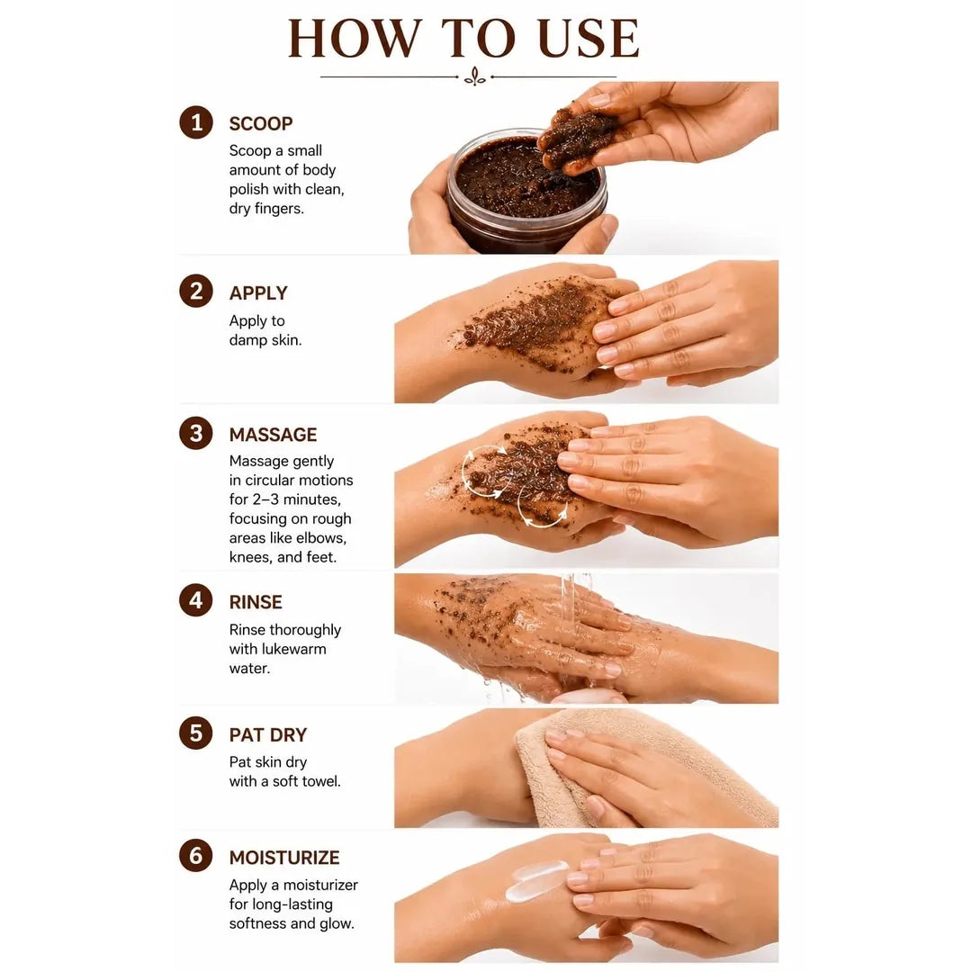CHOCOLATTE Sugar & Coffee Body Polish - 250gms
