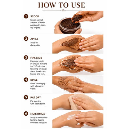 CHOCOLATTE Sugar & Coffee Body Polish - 250gms
