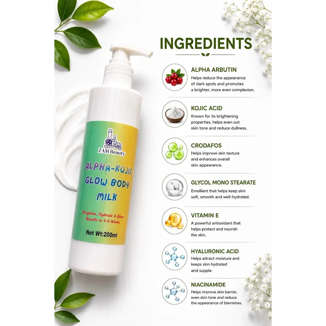 ALPHA-KOJIC GLOW BODY MILK - 200ml