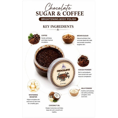 CHOCOLATTE Sugar & Coffee Body Polish - 250gms