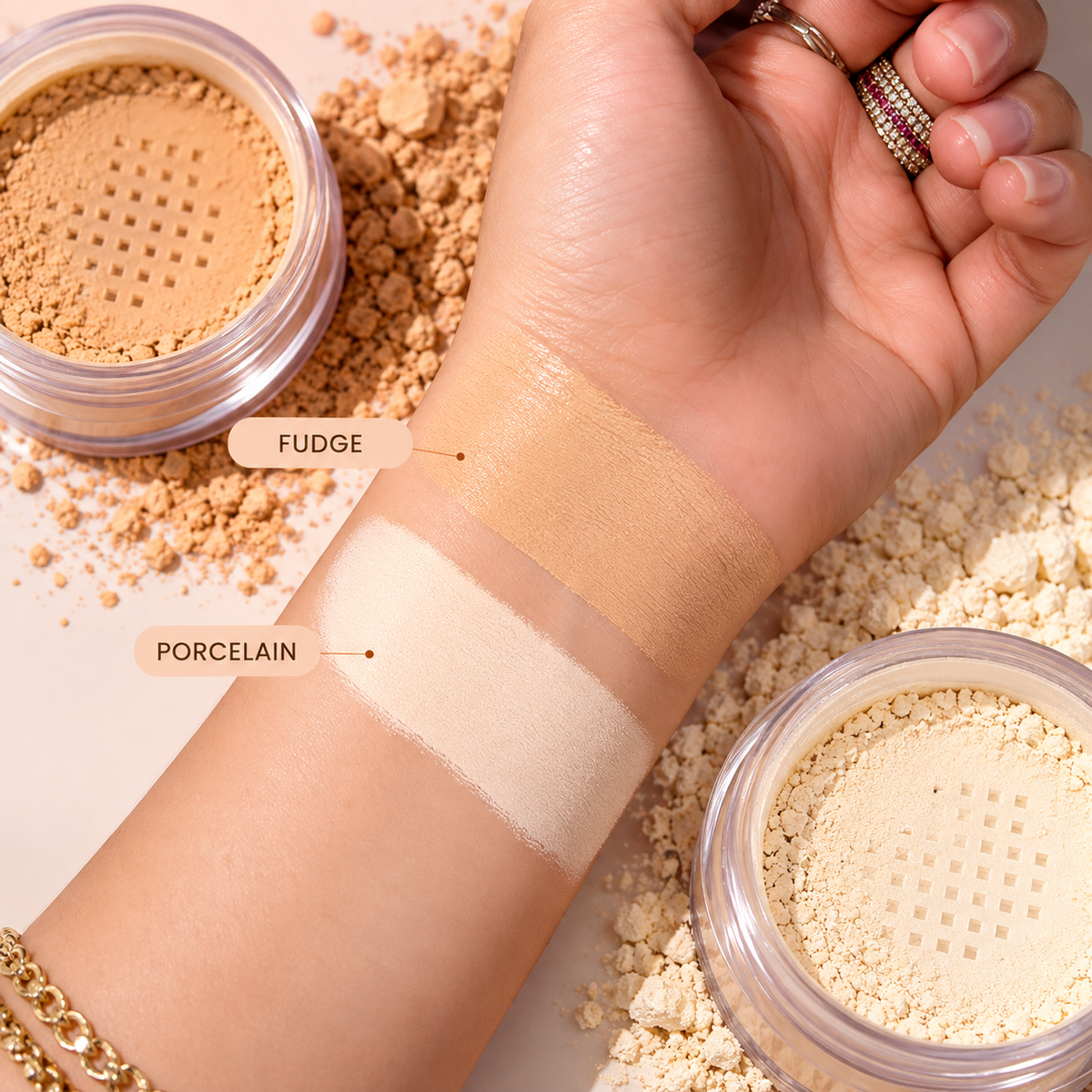 PRO LUXE Liquid Foundation + PRO LUXE Setting Powder