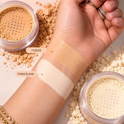 PRO LUXE Liquid Foundation + PRO LUXE Setting Powder
