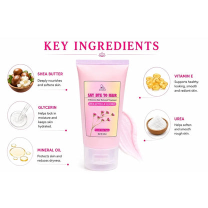 SAY BYE TO HAIR - 5 minutes Hair Removal Treatment - 120ml