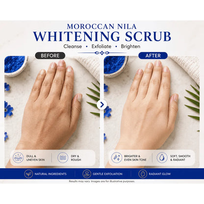 MOROCCAN NILA WHITENING SCRUB - 120gms