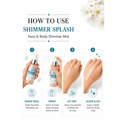 SHIMMER SPLASH - Face & Body Shimmer Mist - 125ml