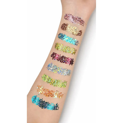 CHUNKY GLITTERS Set of 12 with Glitter Glue