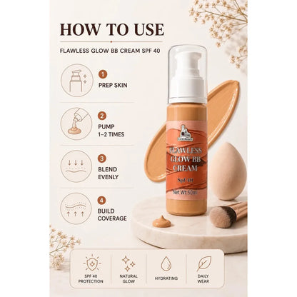 FLAWLESS GLOW BB CREAM - SPF 40 - 50ml