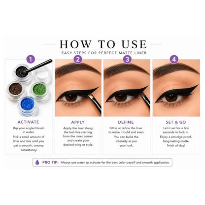 DOUBLE DRAMA Kajal+Eyeliner - Set of 5