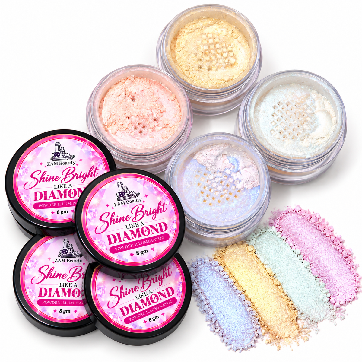 SHINE BRIGHT LIKE A DIAMOND - Powder Illuminator - Pack of 2