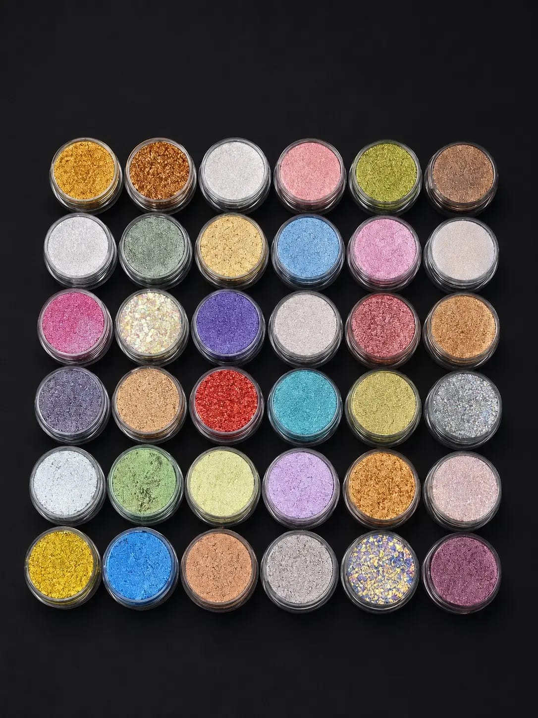 3D GLAM COLLECTION – 36 3D Pressed Shades,Glitters & Highlighters