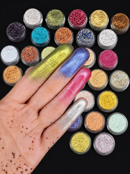 3D GLAM COLLECTION – 36 3D Pressed Shades,Glitters & Highlighters