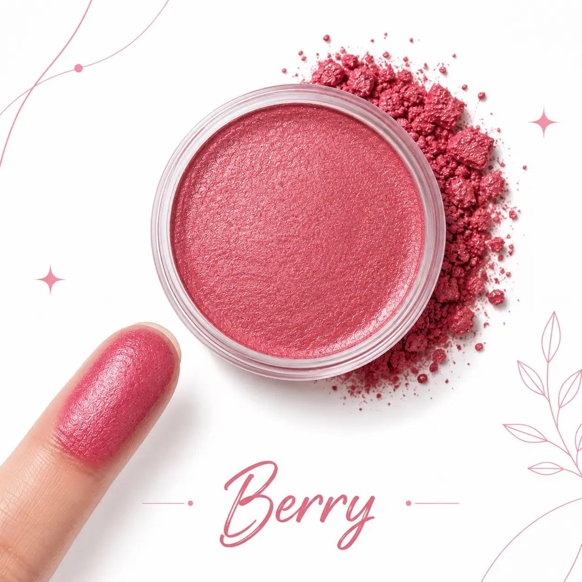 BLOOMING ROSES Pressed Powder Blush - Pack of 2