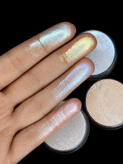 SHINE BRIGHT LIKE A DIAMOND Holographic Pressed Highlighters - Set of 4