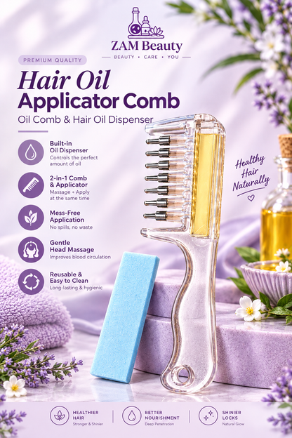 VIRAL HAIR OIL COMB by ZAM BEAUTY