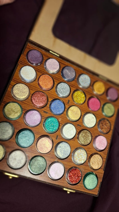 3D GLAM COLLECTION – 36 3D Pressed Shades,Glitters & Highlighters
